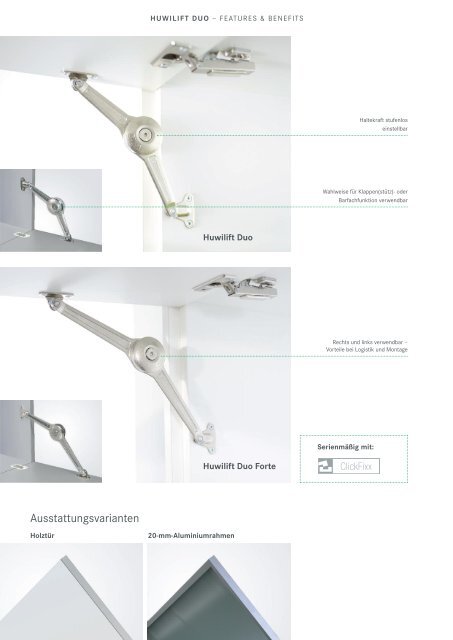 Mehr Auswahl für den Hängeschrank: Falt-, Lift- und ... - Kesseböhmer