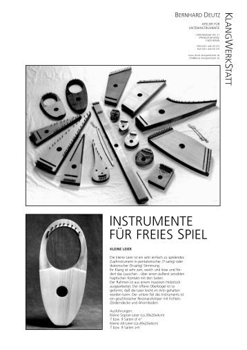 Freies Spiel.pdf - Bernhard Deutz Klangwerkstatt