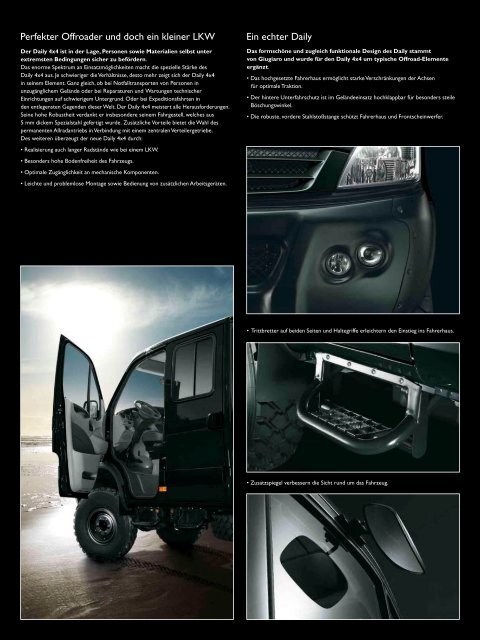 IVECO - Daily 4x4 Produktprospekt