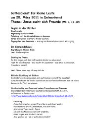 Jesus sucht sich Freunde - Marienportal in / um Delmenhorst