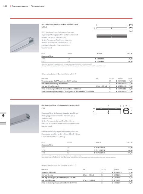 Innenleuchten 2009-10