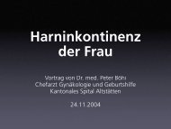Harninkontinenz Der Frau - Praxis Dr. med. Peter Böhi