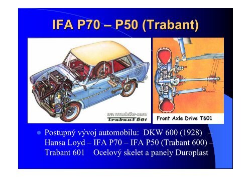 Přednáška - Vývoj automobilu a spalovacího motoru