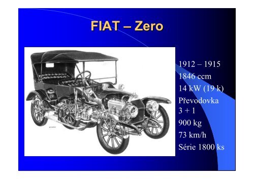 Přednáška - Vývoj automobilu a spalovacího motoru