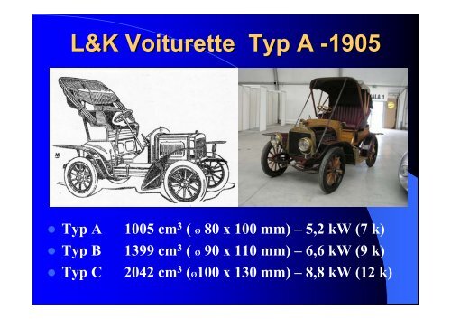 Přednáška - Vývoj automobilu a spalovacího motoru