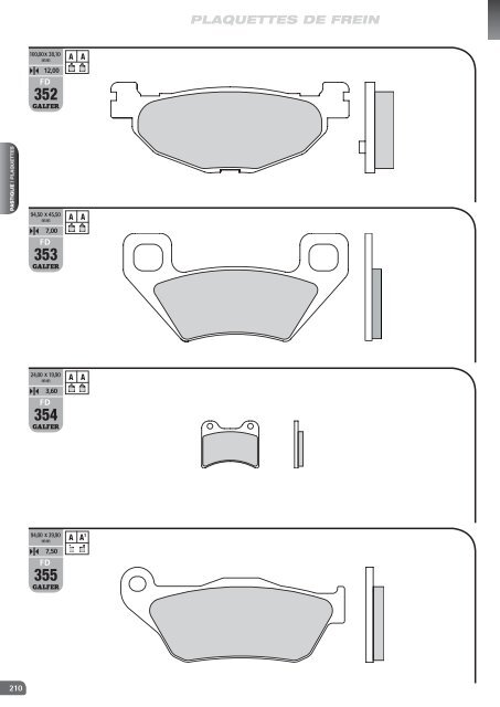 Galfer's 2010-2011 brake pad - Galfer Brakes