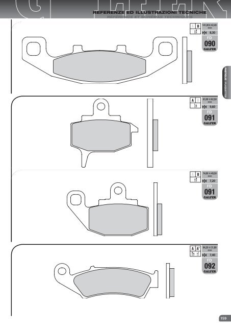 Galfer's 2010-2011 brake pad - Galfer Brakes