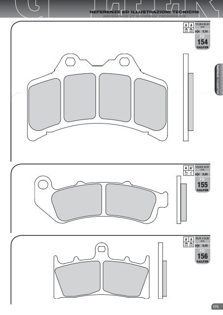 Galfer's 2010-2011 brake pad - Galfer Brakes