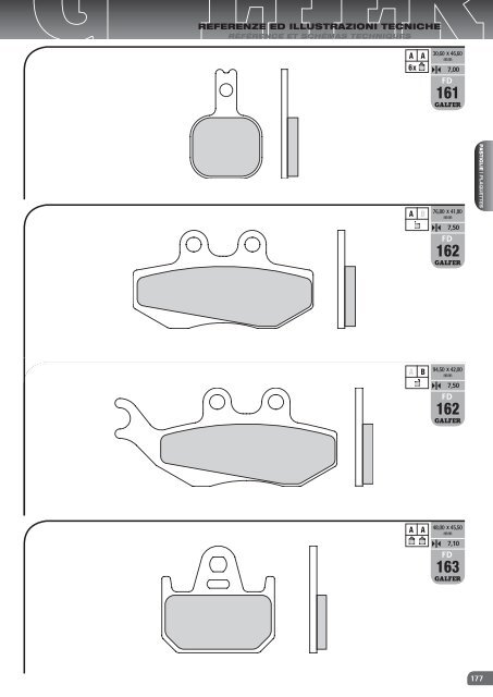 Galfer's 2010-2011 brake pad - Galfer Brakes