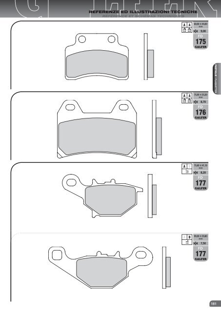 Galfer's 2010-2011 brake pad - Galfer Brakes