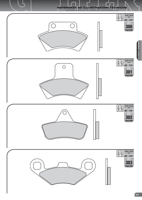 Galfer's 2010-2011 brake pad - Galfer Brakes