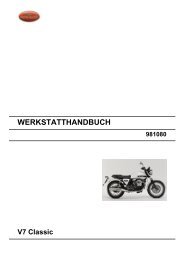 WERKSTATTHANDBUCH V7 Classic - Das Moto Guzzi Portal