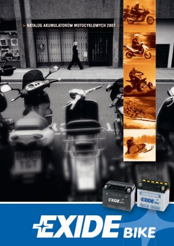 Katalog Exide - motocykle - Centra