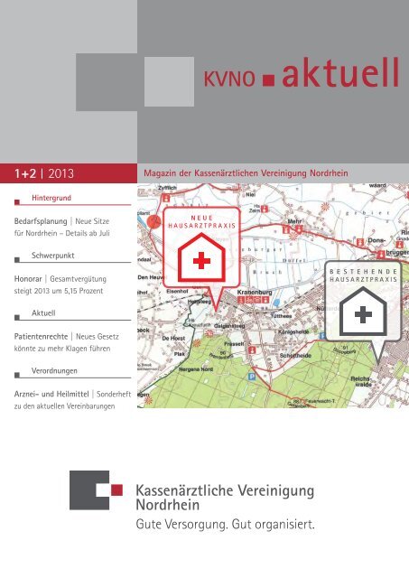 KVNO aktuell 1+2 | 2013 - Kassenärztliche Vereinigung Nordrhein