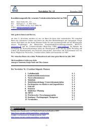 Newsletter Nr. 13 - Dezember 2006 - Netzwerk Verkehrssicheres ...