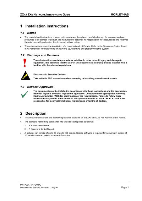 1 Installation Instructions 2 Description - CMS Ware*Ever