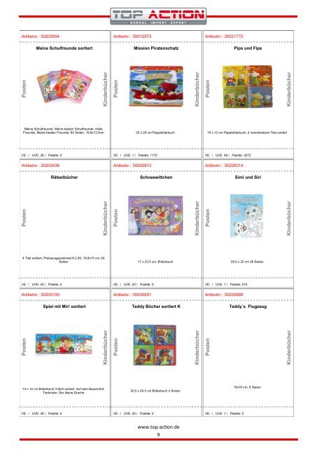 Gesamtkatalog - Heckes-WebDesign