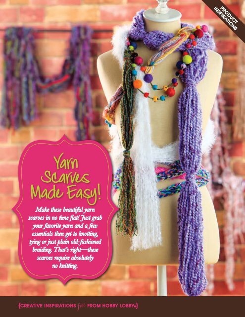 Knit a Simple Scarf Out of Eyelash Yarn