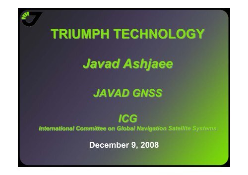 TRIUMPH TECHNOLOGY Javad Ashjaee