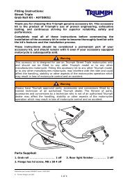 A9900307 - Street triple - Grab Rail kit - EN.fm - Pro Italia Online