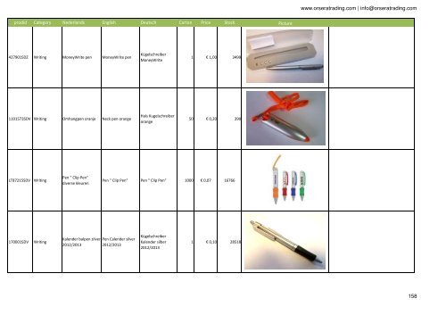 Stocklist web 20-02-2013