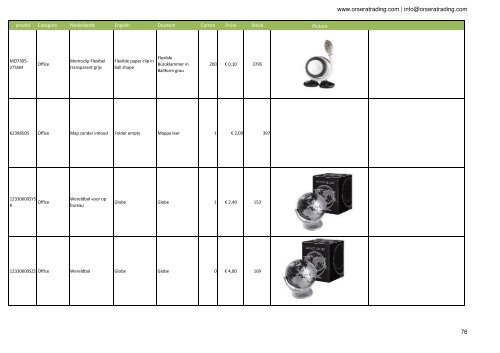 Stocklist web 20-02-2013