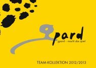 gpard Team Kollektion 2012/2013 Download - Swiss Sportsystem