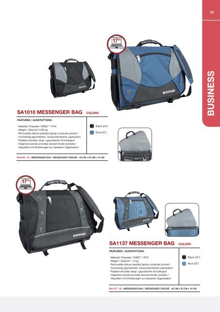 LuGGAGE BACkpACkS ACCESSoriES 2012 - haeusser