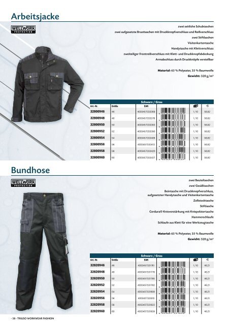 TRIUSO Workwear Fashion