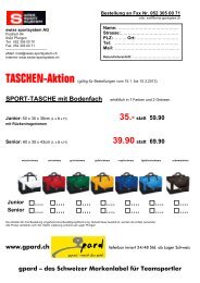 TASCHEN-Aktion - Swiss Sportsystem