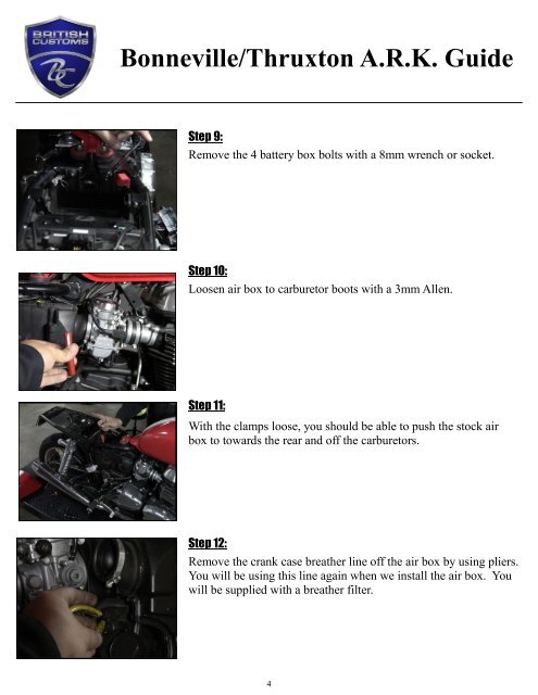 Bonneville/Thruxton A.R.K. Guide