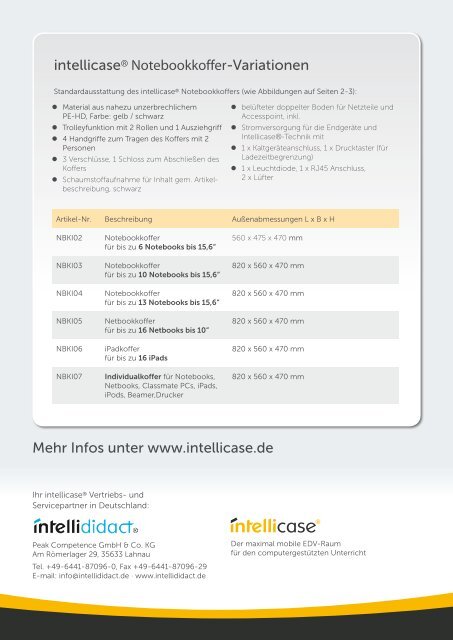 PDF-Prospekt herunterladen - Notebookwagen