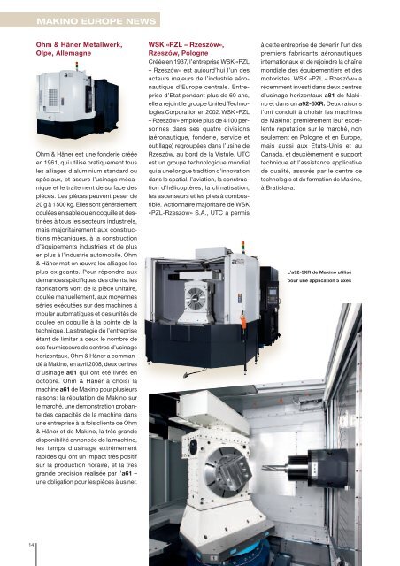 Precisely! (PDF 2,7 MB) - Makino Europe