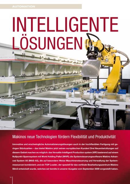 MAKINO Kundenzeitschrift - neutec werkzeugmaschinen ag