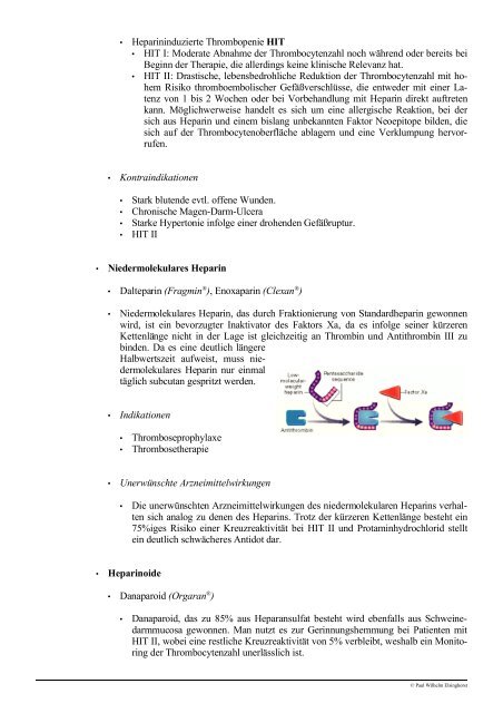 Pharmakologischer Demonstrationskurs