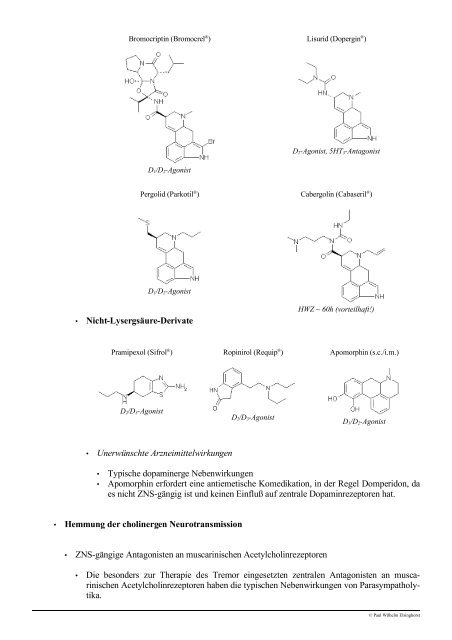 Pharmakologischer Demonstrationskurs