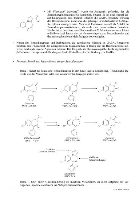 Pharmakologischer Demonstrationskurs