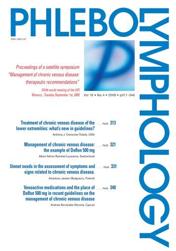 Download this issue - Phlebolymphology