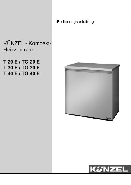 Anleitung T / TG - Paul Künzel GmbH & Co.