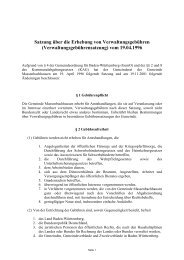 Verwaltungsgebührensatzung - Gemeinde Massenbachhausen