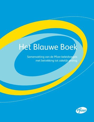 Het Blauwe Boek - Pfizer