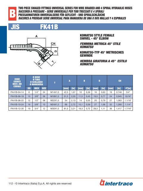 INTERTRACO 730 - CATALOGO 2PZ