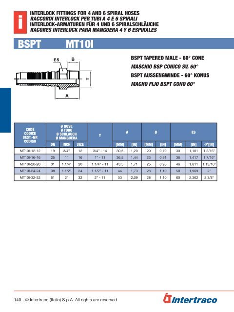 INTERTRACO 730 - CATALOGO 2PZ