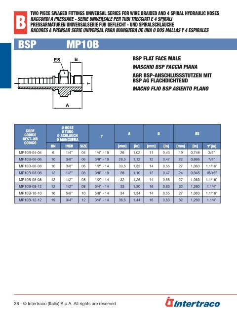 INTERTRACO 730 - CATALOGO 2PZ