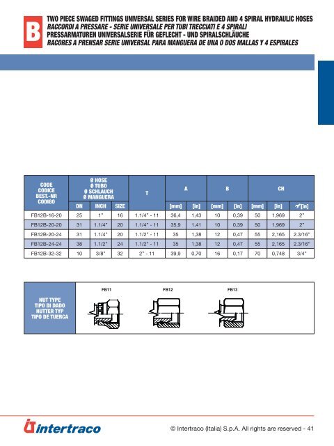 INTERTRACO 730 - CATALOGO 2PZ