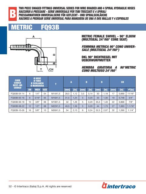 INTERTRACO 730 - CATALOGO 2PZ