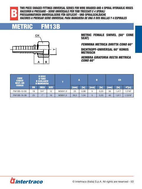 INTERTRACO 730 - CATALOGO 2PZ