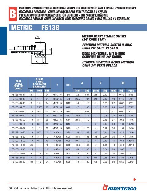 INTERTRACO 730 - CATALOGO 2PZ