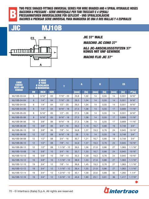 INTERTRACO 730 - CATALOGO 2PZ