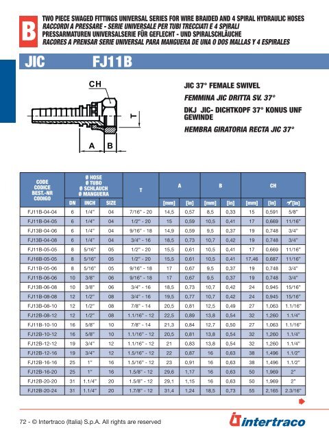 INTERTRACO 730 - CATALOGO 2PZ